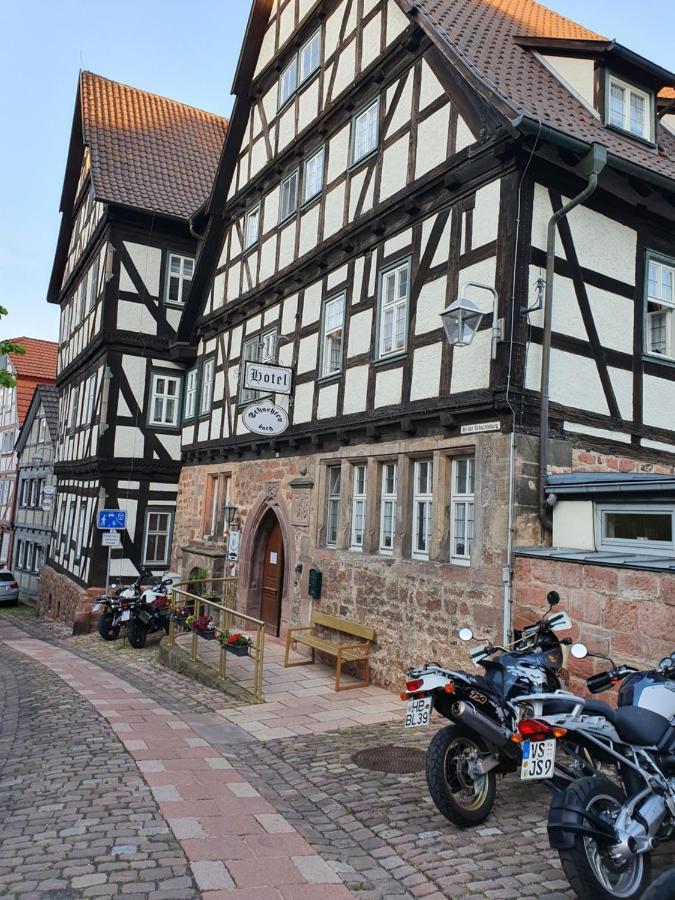 Hotel & Cafe Schachtenburg ชลิตซ์ ภายนอก รูปภาพ