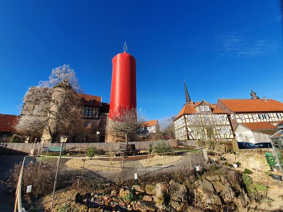 Hotel & Cafe Schachtenburg ชลิตซ์ ภายนอก รูปภาพ