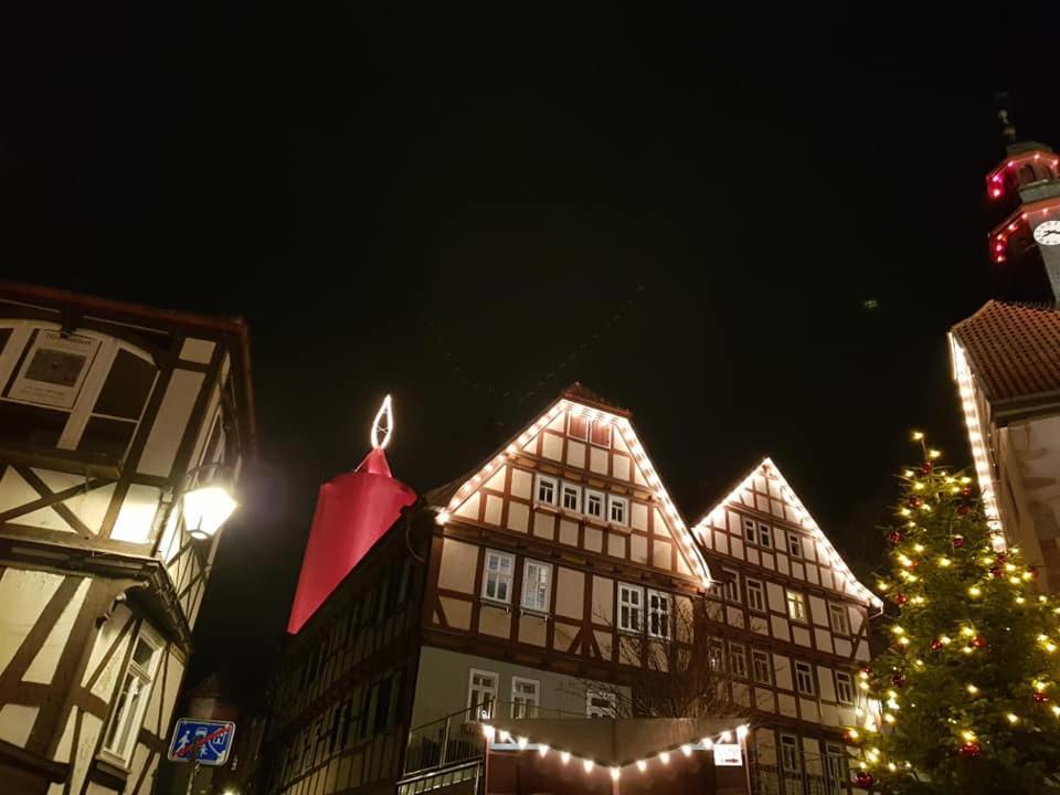 Hotel & Cafe Schachtenburg ชลิตซ์ ภายนอก รูปภาพ