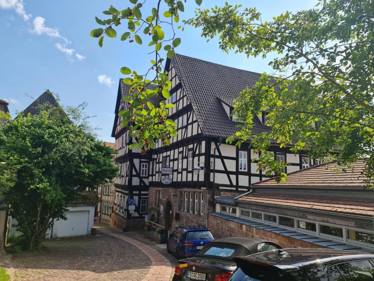Hotel & Cafe Schachtenburg ชลิตซ์ ภายนอก รูปภาพ