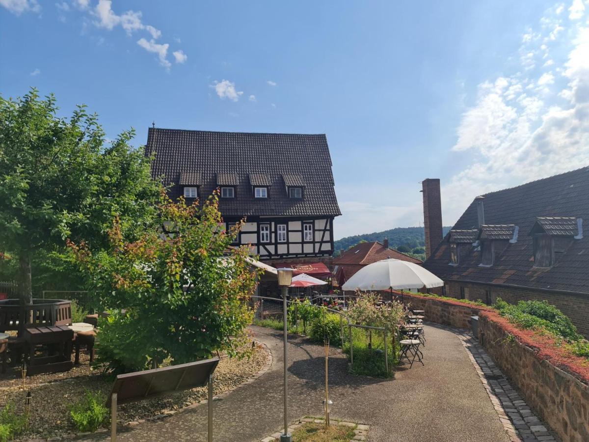 Hotel & Cafe Schachtenburg ชลิตซ์ ภายนอก รูปภาพ