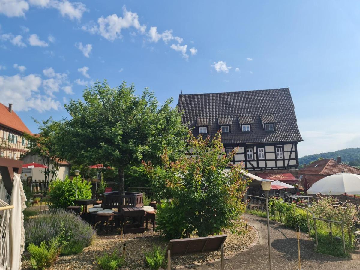 Hotel & Cafe Schachtenburg ชลิตซ์ ภายนอก รูปภาพ